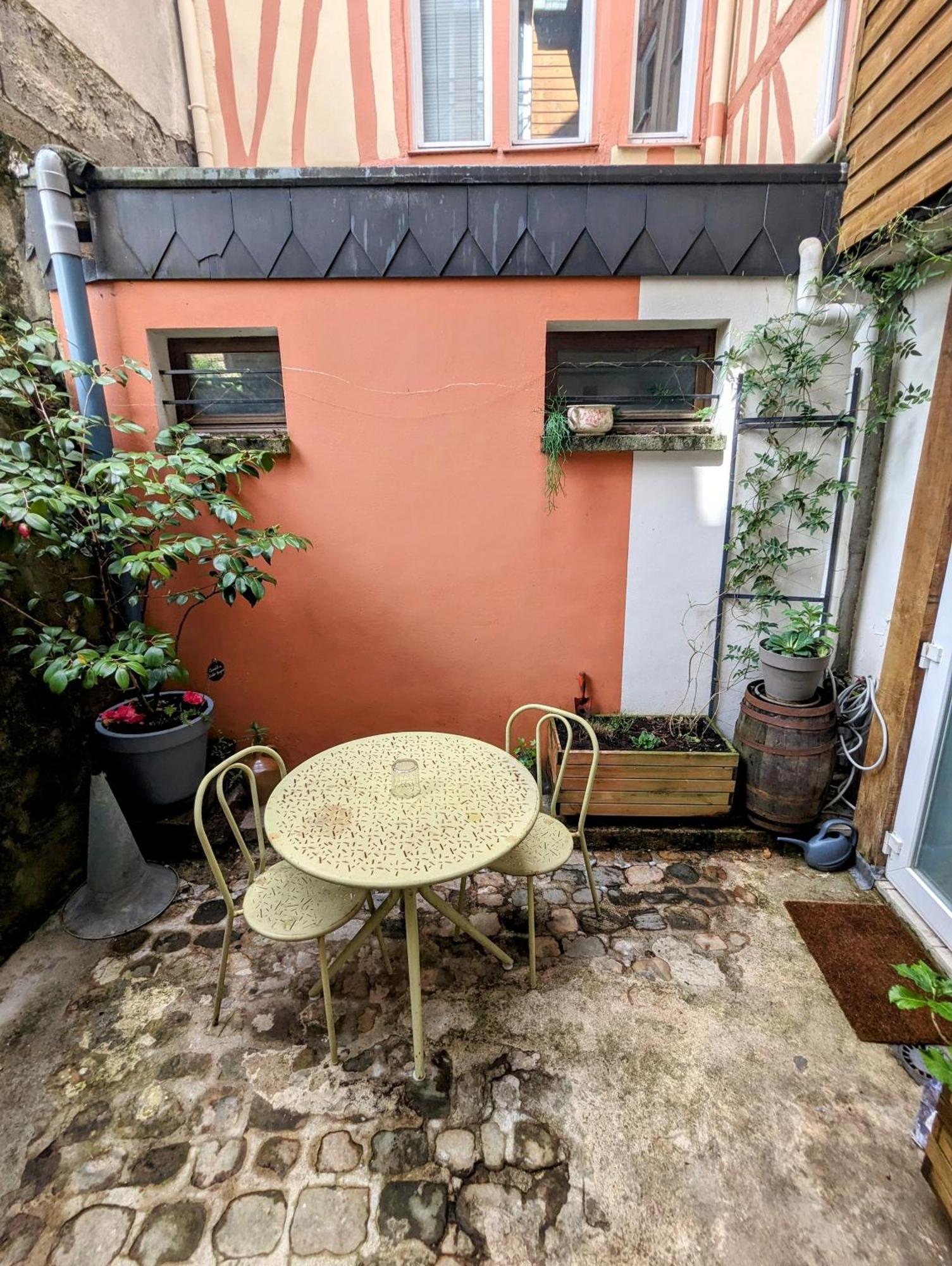Artist Home - City Center - Bathtub - Terrasse - Full Appartment Rouen Luaran gambar