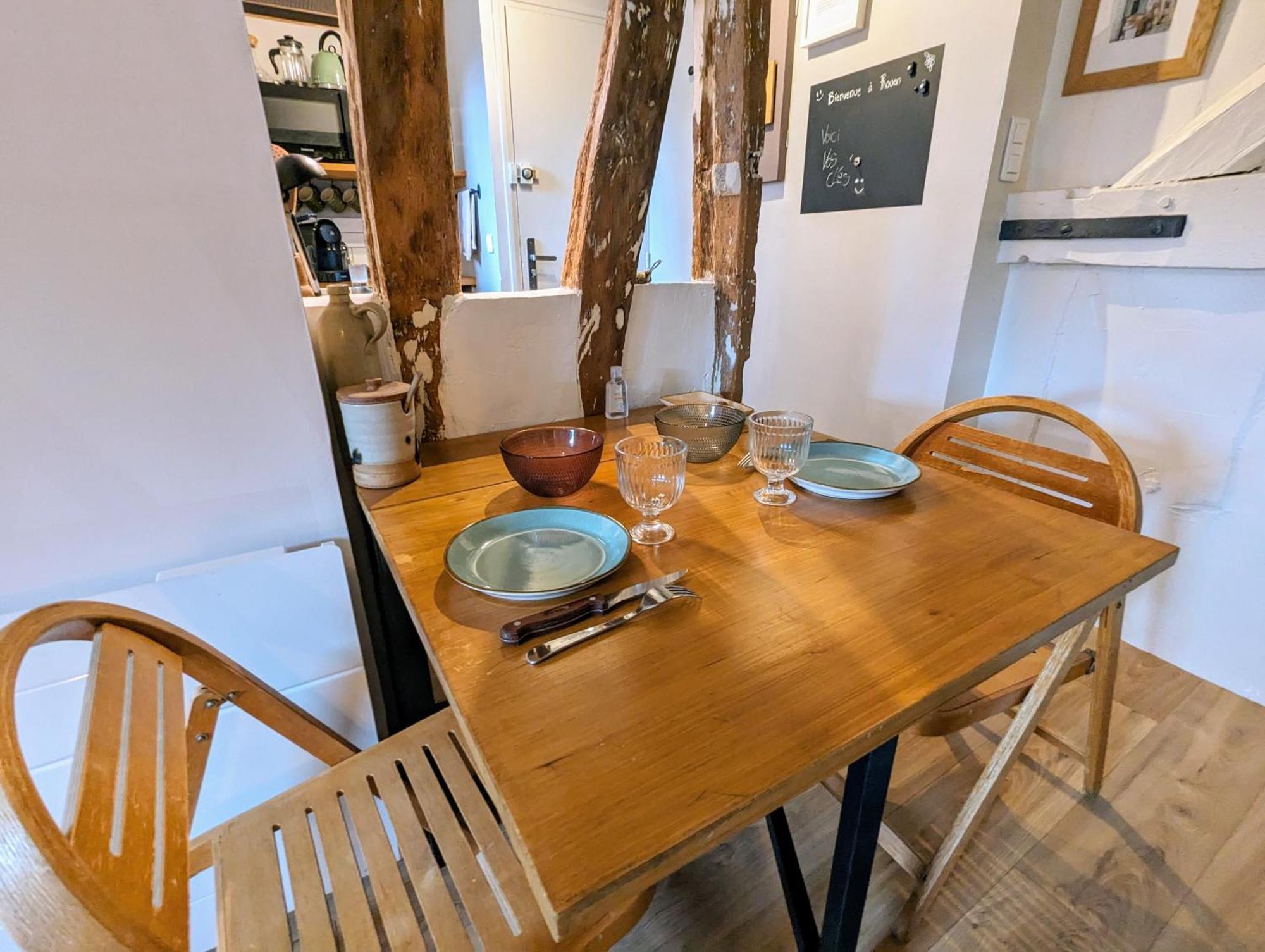 Artist Home - City Center - Bathtub - Terrasse - Full Appartment Rouen Luaran gambar